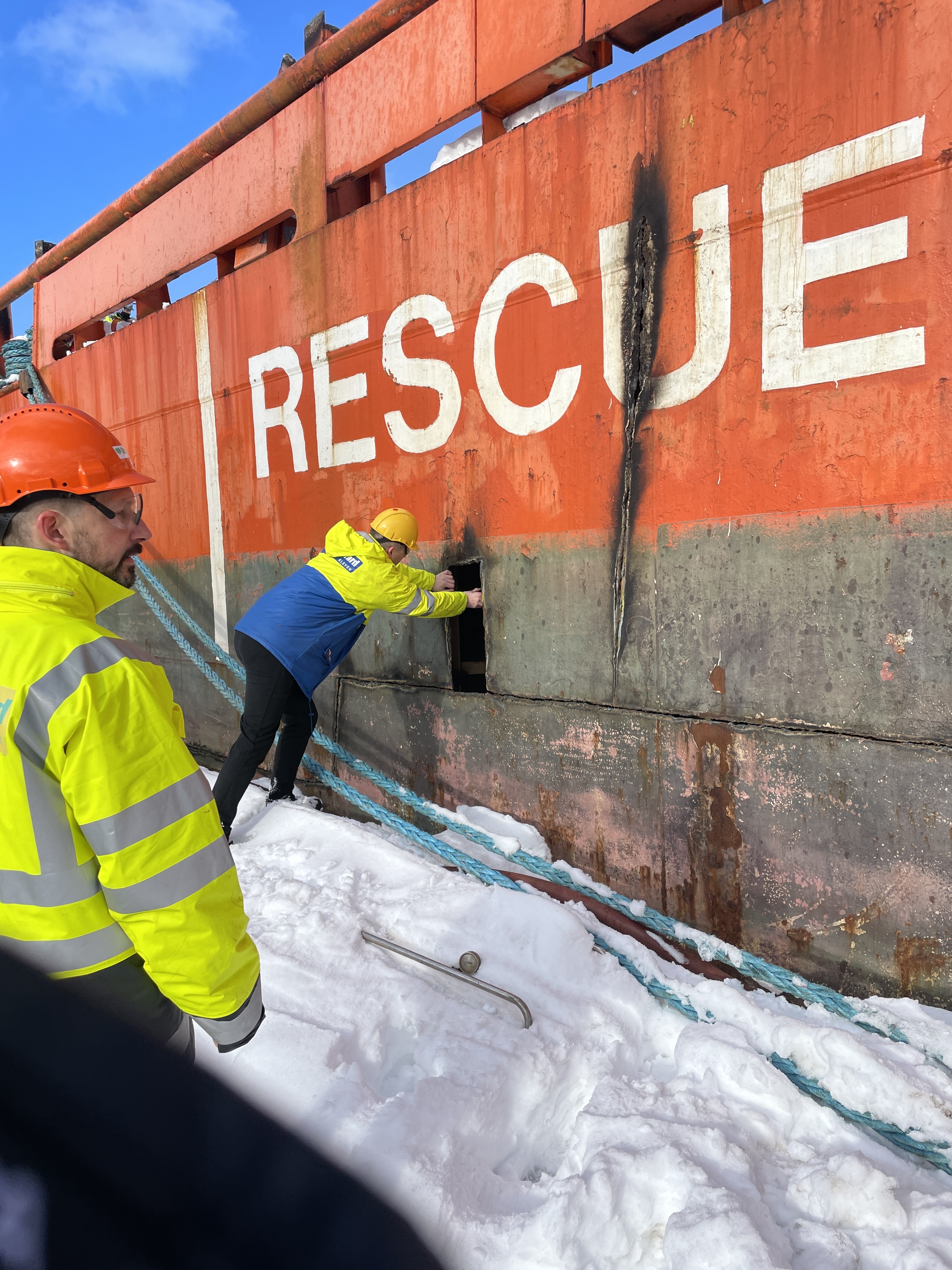 Site visit of ship to be dismantled Nordic Circles