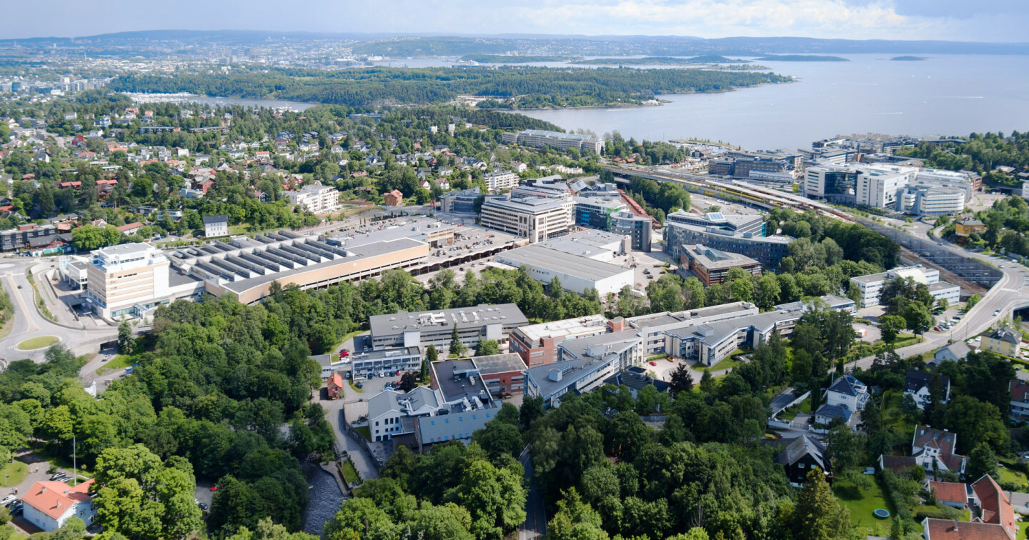 Lilleaker lysaker granfos oversiktsbilde